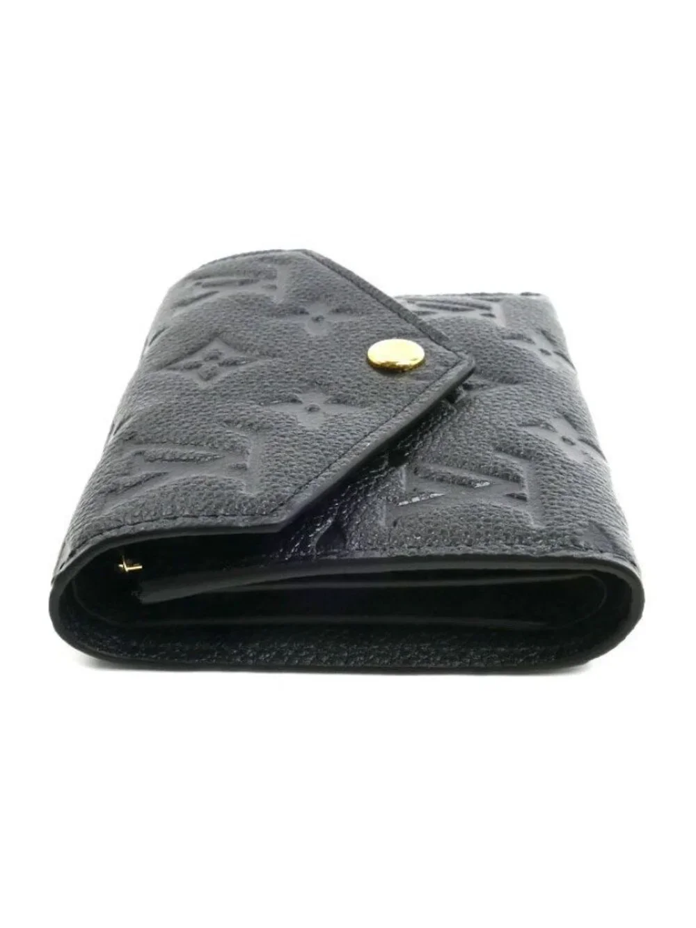 Louis Vuitton Portefeuille Victorine Trifold Wallet Empreinte Noir